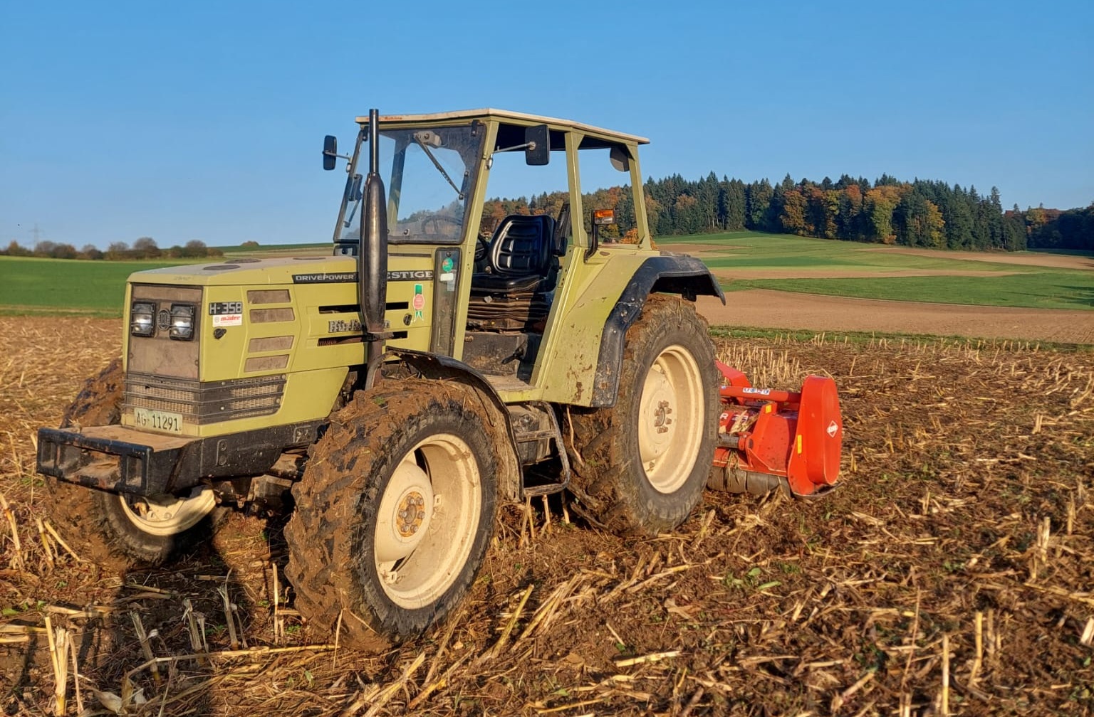 Erntereste der Vorkultur werden verkleinert.