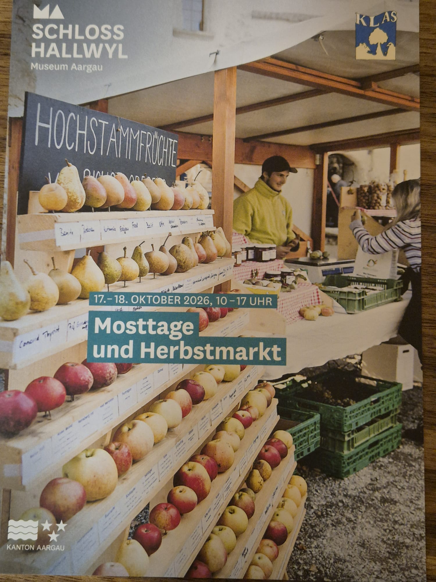 Besuchen Sie uns am Herbstmarkt im Schloss Hallwyl.