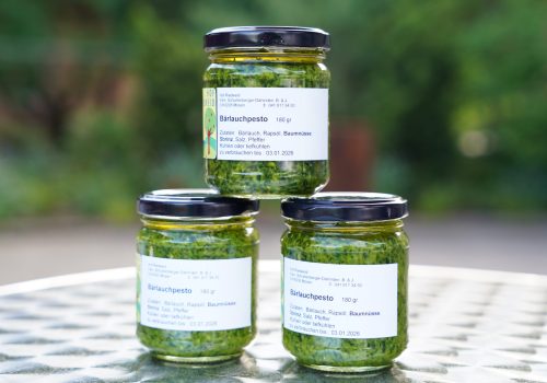Bärlauchpesto vom Hof Riedweid in Mosen