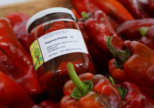 Peperoni Pickles aus dem Hofladen Riedweid Mosen